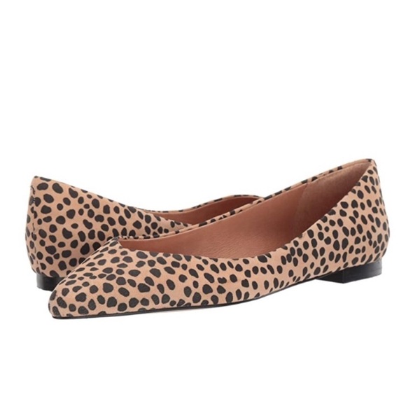 Corso‎ Como Leather Leopard Julia Flat size 10 - Picture 1 of 7
